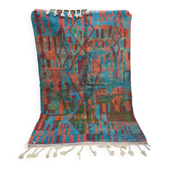 Tapis Beni Ouarain Berbère Marocain 2m51 x 1m54