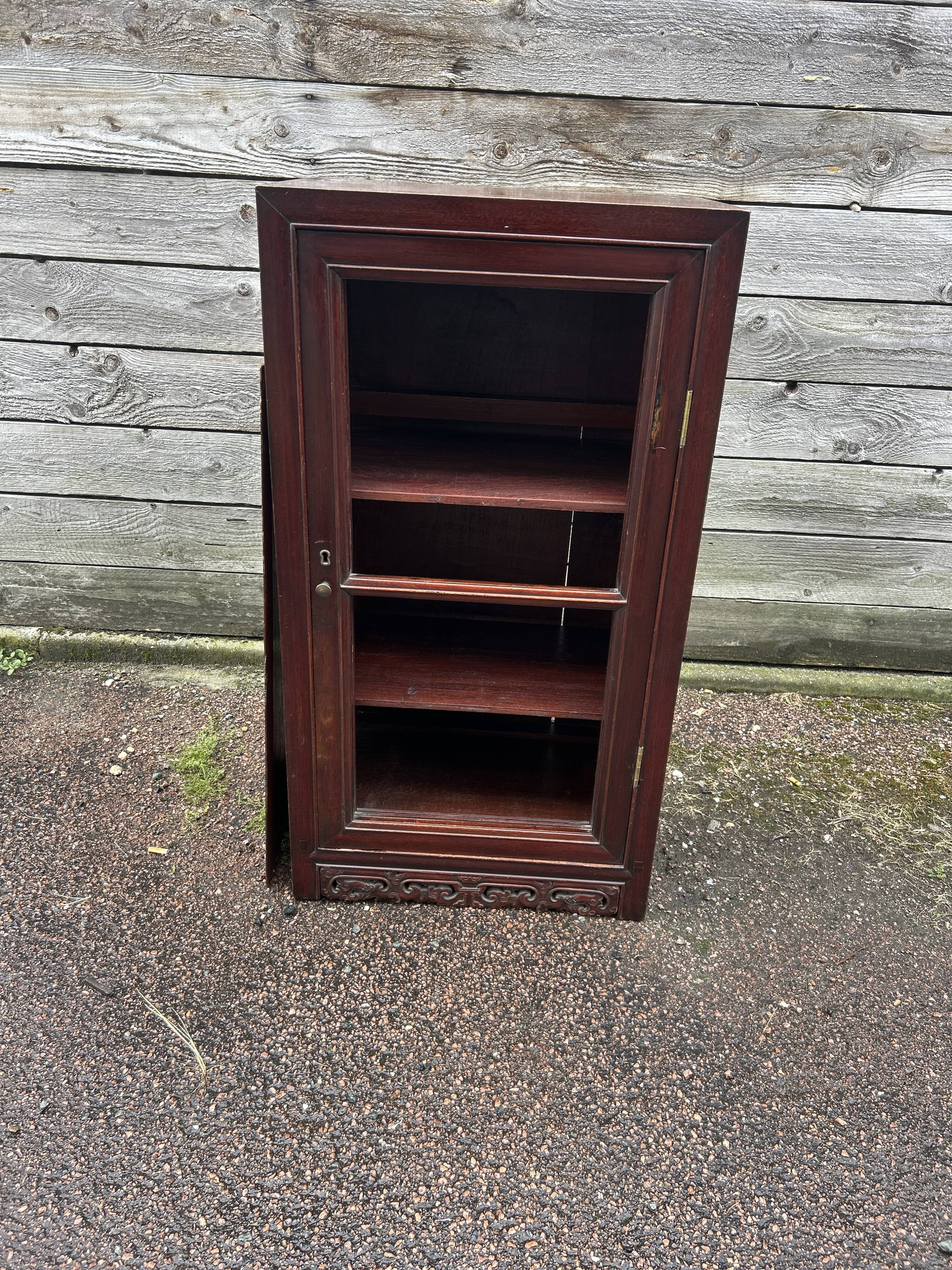 Small cabinet with one door, Indonesian.