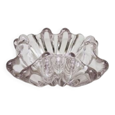 Old Manganese or Ouraline Glass Ashtray