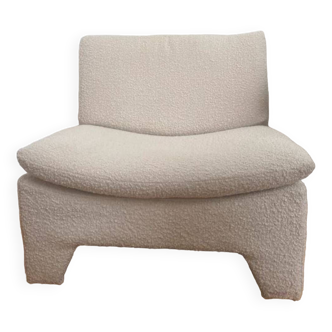 Fauteuil rétro blanc hk living