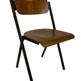 Set Of Four Compass Chairs 1960 Dutch Design School Chairs