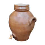 Vinaigrier in sandstone, pottery of the Mottes (La Puisaye), handmade - 7 liters