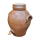 Vinaigrier in sandstone, pottery of the Mottes (La Puisaye), handmade - 7 liters