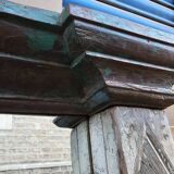 Burmese teak mirror