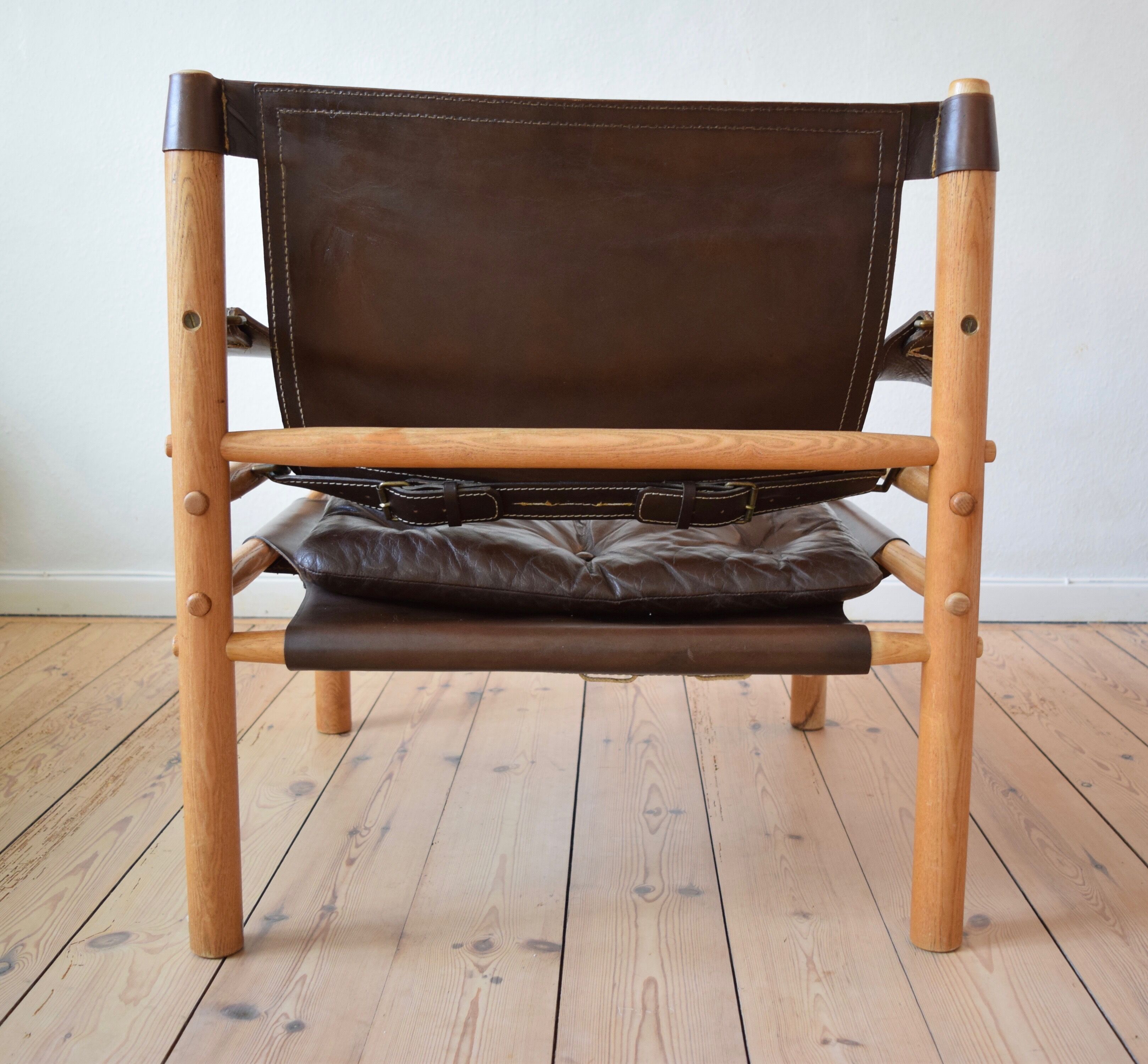 Midcentury Sirocco Safari armchair by Arne Norell, 1964