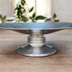 Grande coupe / centre de table métal argenté Christofle Art Déco - 33 cm