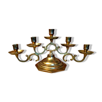 Brass candle holder