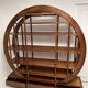 Vintage Asian teak bookcase