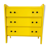 Vintage yellow chest of drawers from Naples