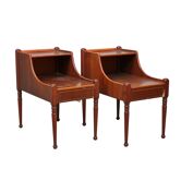 Pair of vintage Danish bedside tables in mahogany – 1950s