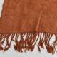 Kilim Turc Vintage Terracotta Uni, Tapis Naturel pour Salon et Chambre