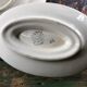 Gravy boat art deco white and red Villeroy and Boch model Rosario