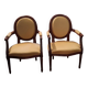 Paire de fauteuils style louis XVI