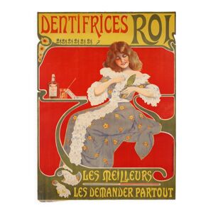 Lithographie Dentifrice - roi