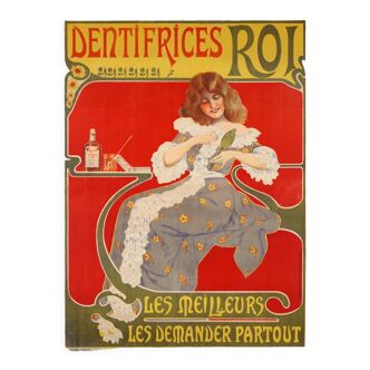 Lithographie Dentifrice Roi