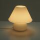 Lampe en verre en forme de champignon Modèle 6249 par Glasshütte Limburg