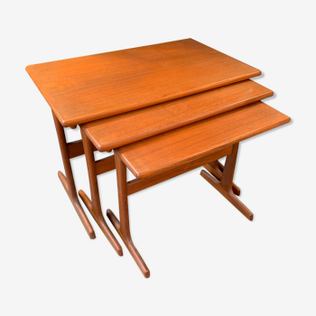 Kai Kristiansen , table gigogne scandinave design 1960