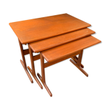 Kai Kristiansen , Scandinavian trundle table design 1960