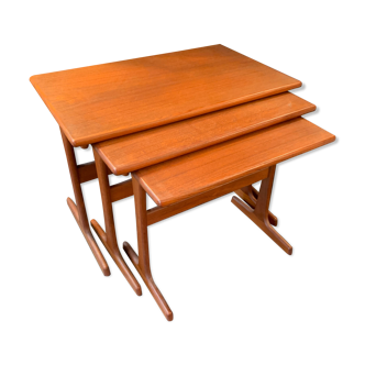 Kai Kristiansen , table gigogne scandinave design 1960