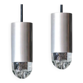Pair of raak pendant lights from the 60s designer komulainen maija liisa
