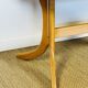 Vintage oval dining room table with extension