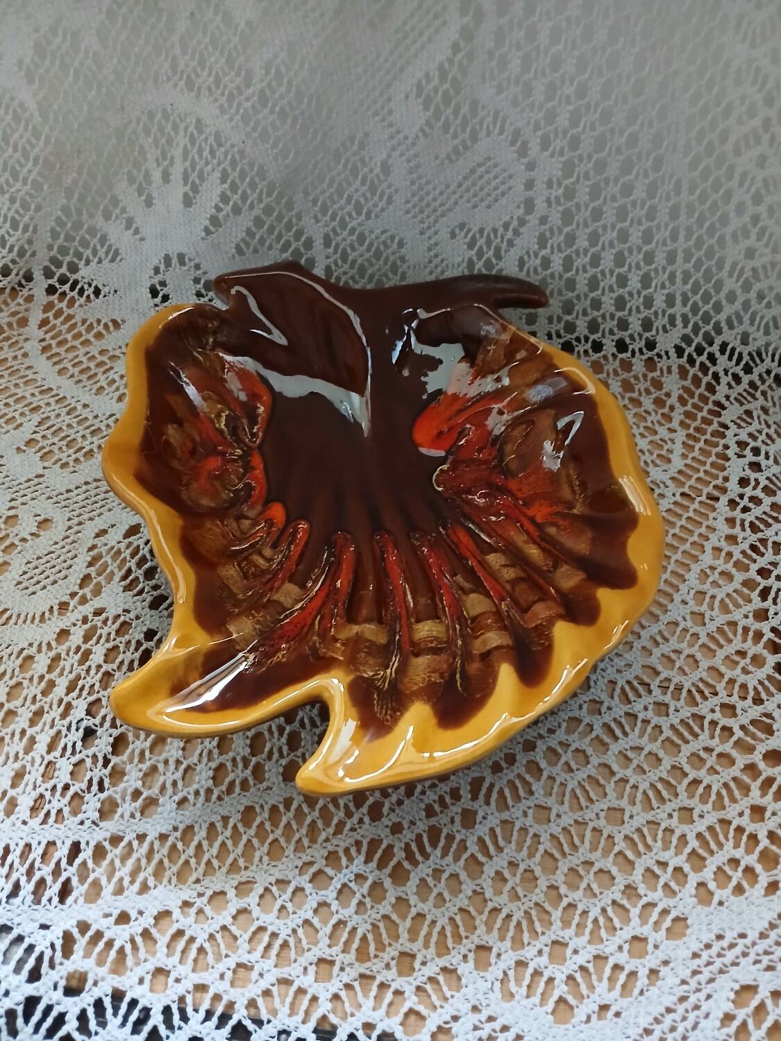 Antique fruit bowl in the Vallauris style