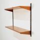 Kai Kristiansen Teak Wall Shelves, FM Møbler, Denmark 1960s