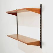Kai Kristiansen Teak Wall Shelves, FM Møbler, Denmark 1960s