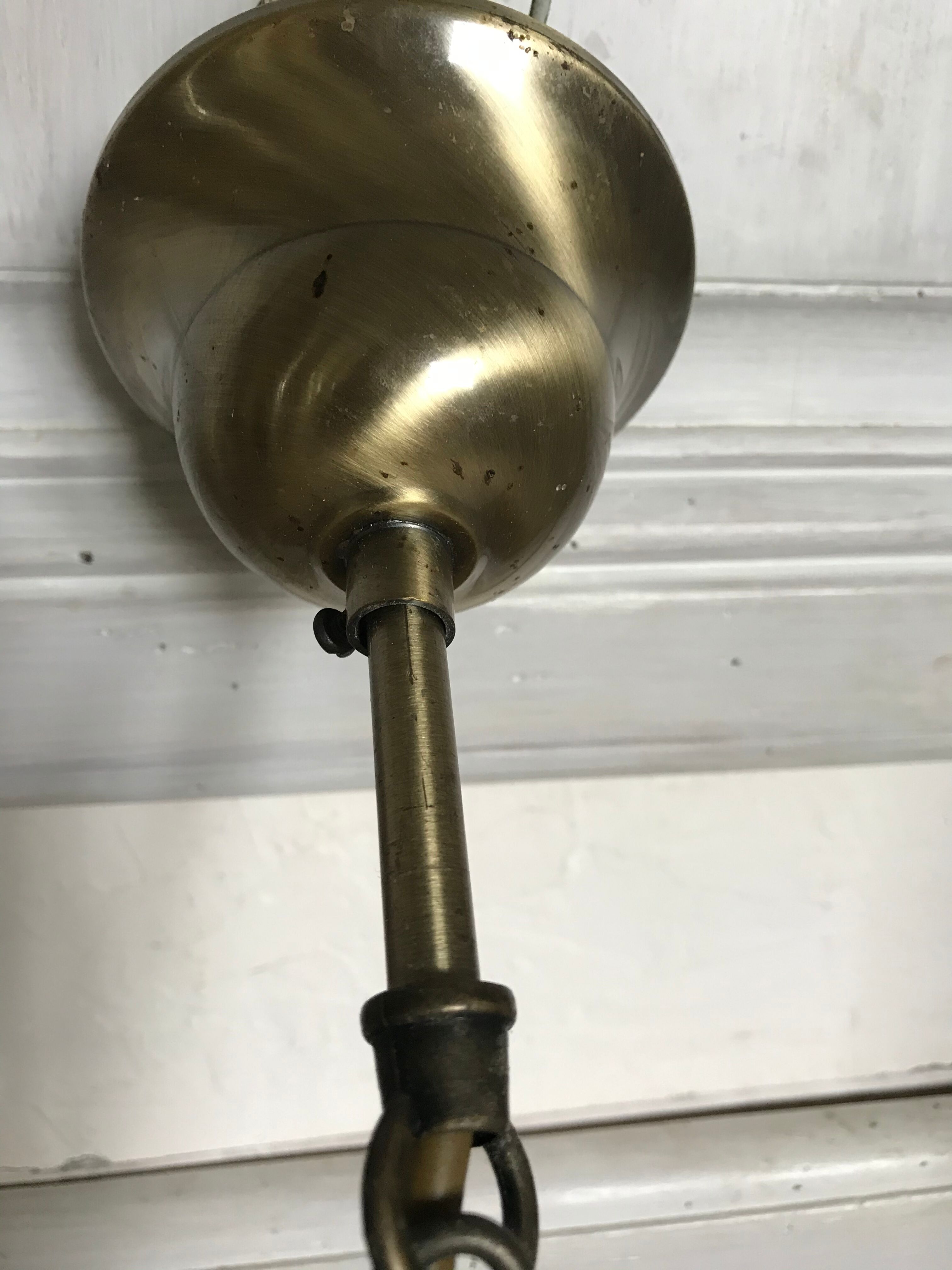 Vintage brass vestibule lantern