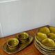 Oyster service in Gien earthenware