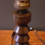 Pair of brutalist 40s lamps