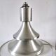 Pied de lampe en aluminium design années 70