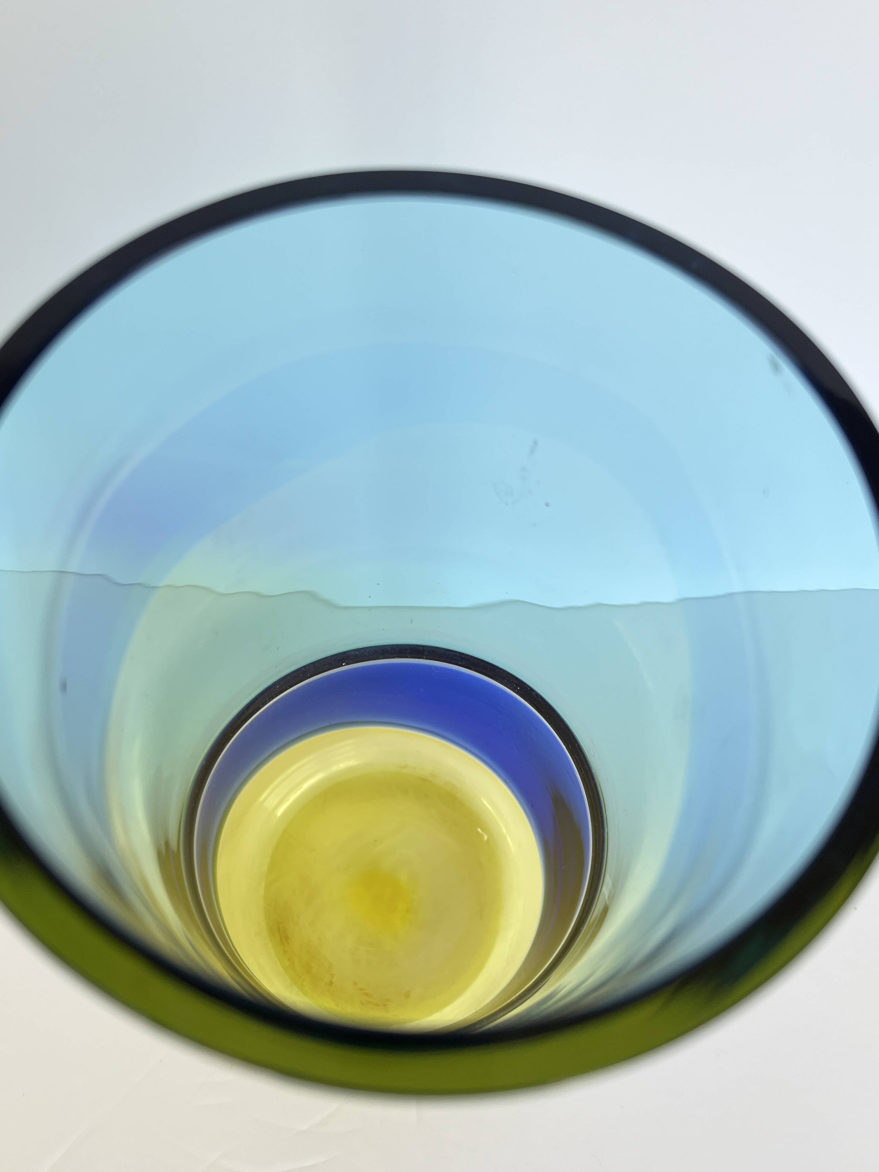 Murano - Alfredo Barbini, (1912–2007) - Vase - Large cylindrical vase