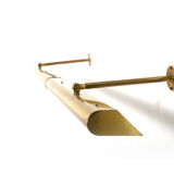 Danish library / painting lamp in brass 1940s