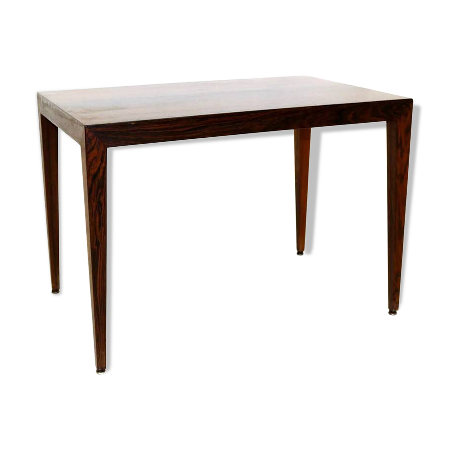 Side table in rosewood by Severin Hansen for Haslev, Denmark, 1960.