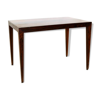 Side table in rosewood by Severin Hansen for Haslev, Denmark, 1960.