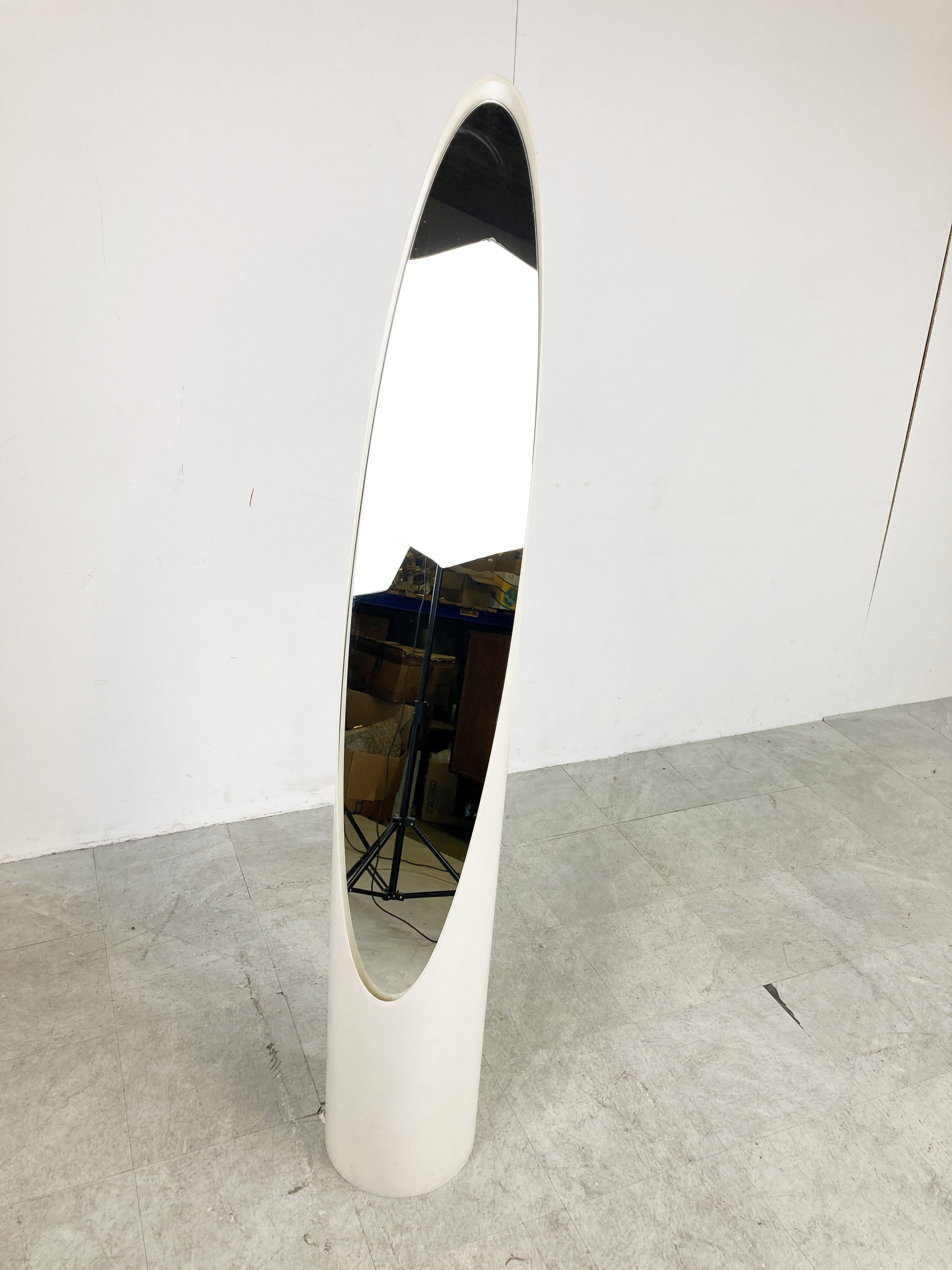 Unghia mirror by Rodolfo Bonetto, Italy 1970s