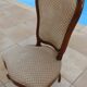 Antique chair with roulette wheel