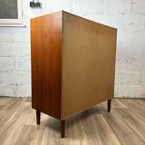 Scandinavian chest of drawers with 6 vintage teak drawers, 1960s