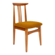 Ochre boucle beech chair from the mid-century, light wood, M. Zielinski, Europe 1960s
