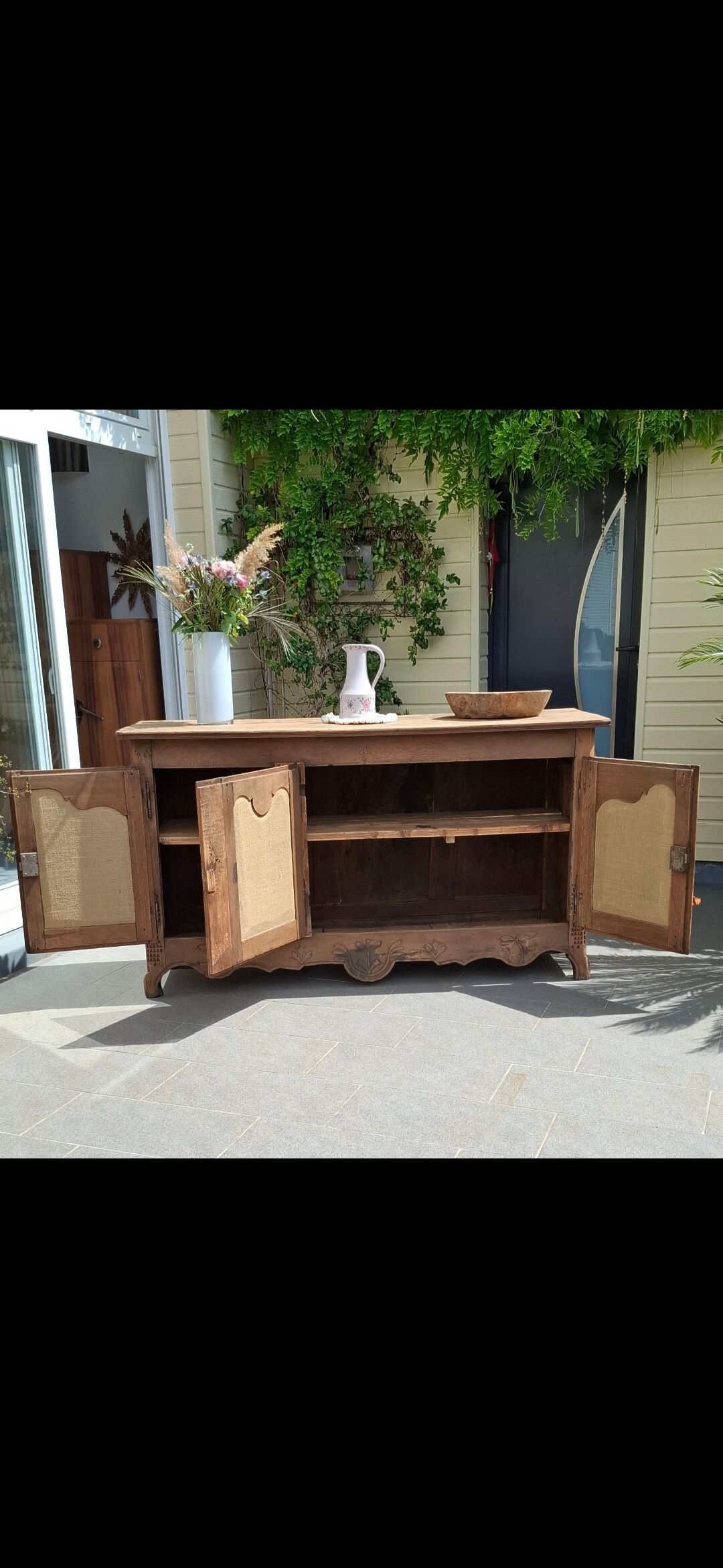 Renovated 3-door sideboard