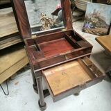 Empire period work chair in Cuban mahogany