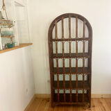Vintage rattan bookcase
