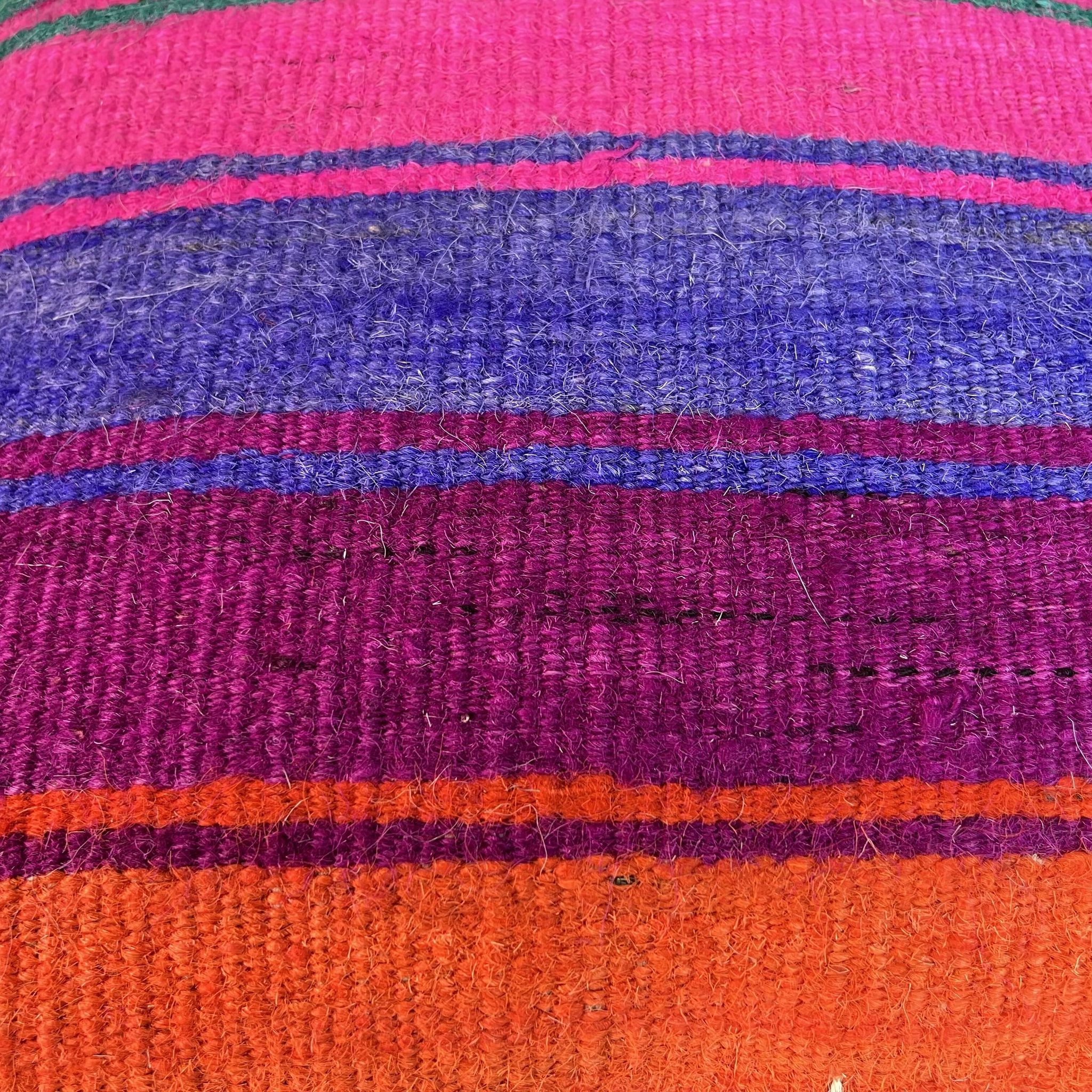 Housse de coussin kilim turc vintage, 40 x 40 cm