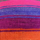 Vintage turkish kilim cushion cover , 40 x 40 cm