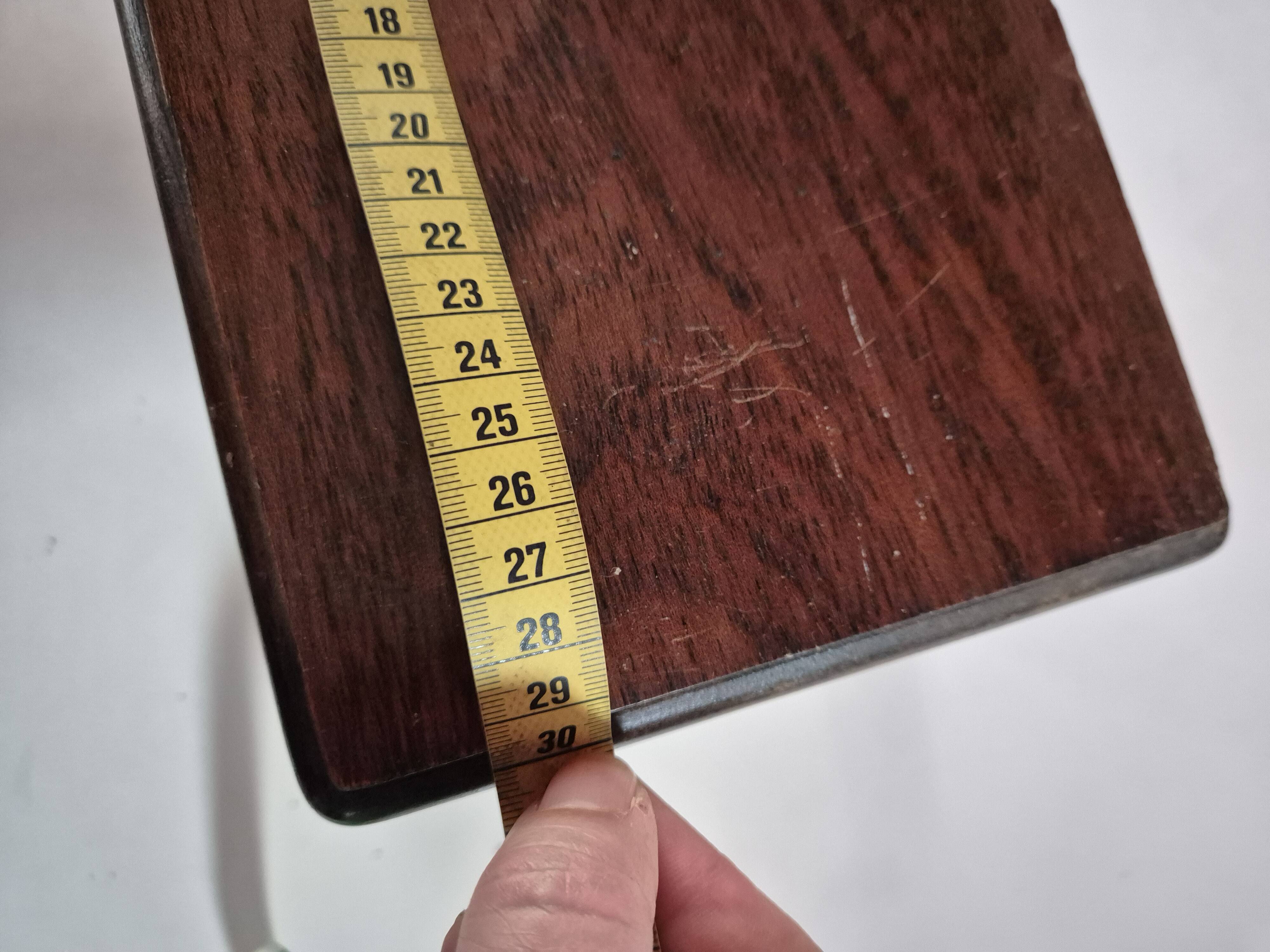 Mini footstool with vintage twisted legs.