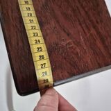 Mini footstool with vintage twisted legs.