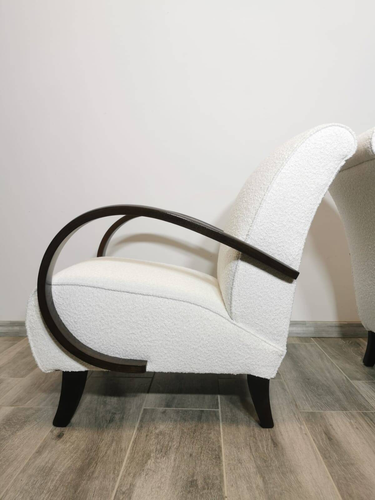Armchairs by Jindrich Halabala, 1940s, Set of 2