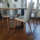 Set of 4 BAUMANN chairs from the 60s (model 840, Max Bill)