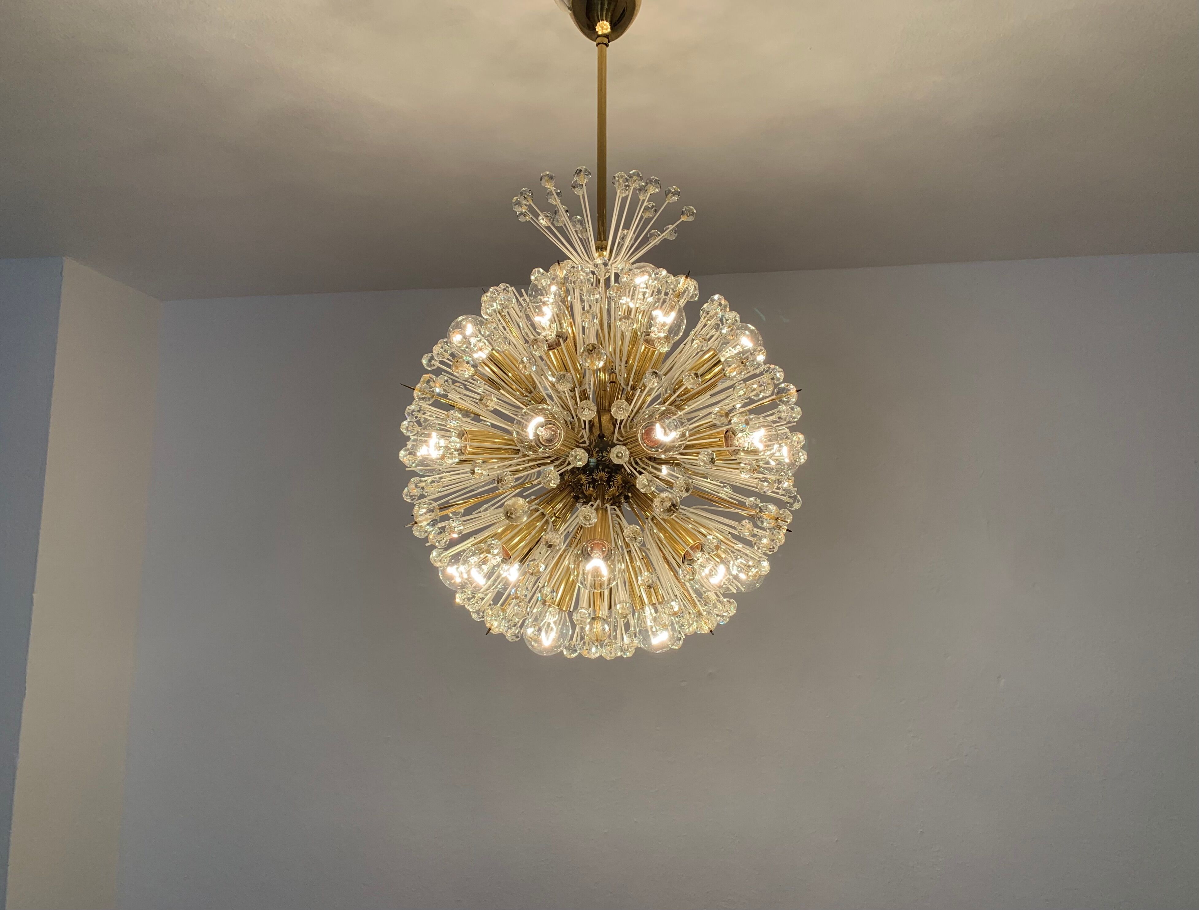 Dandelion Chandelier by Emil Stejnar for Rupert Nikoll